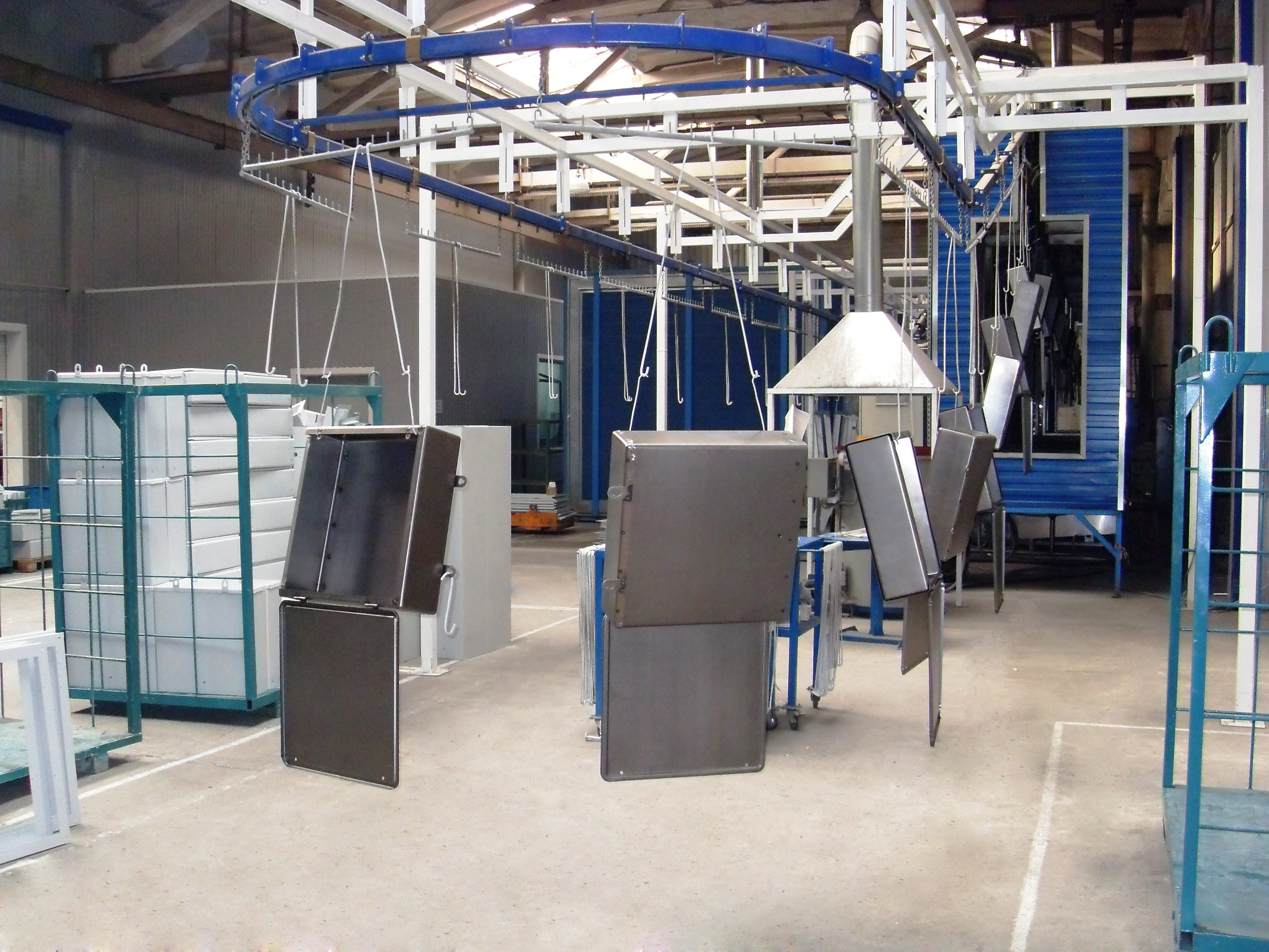 Нанесение полимерно-порошкового покрытия