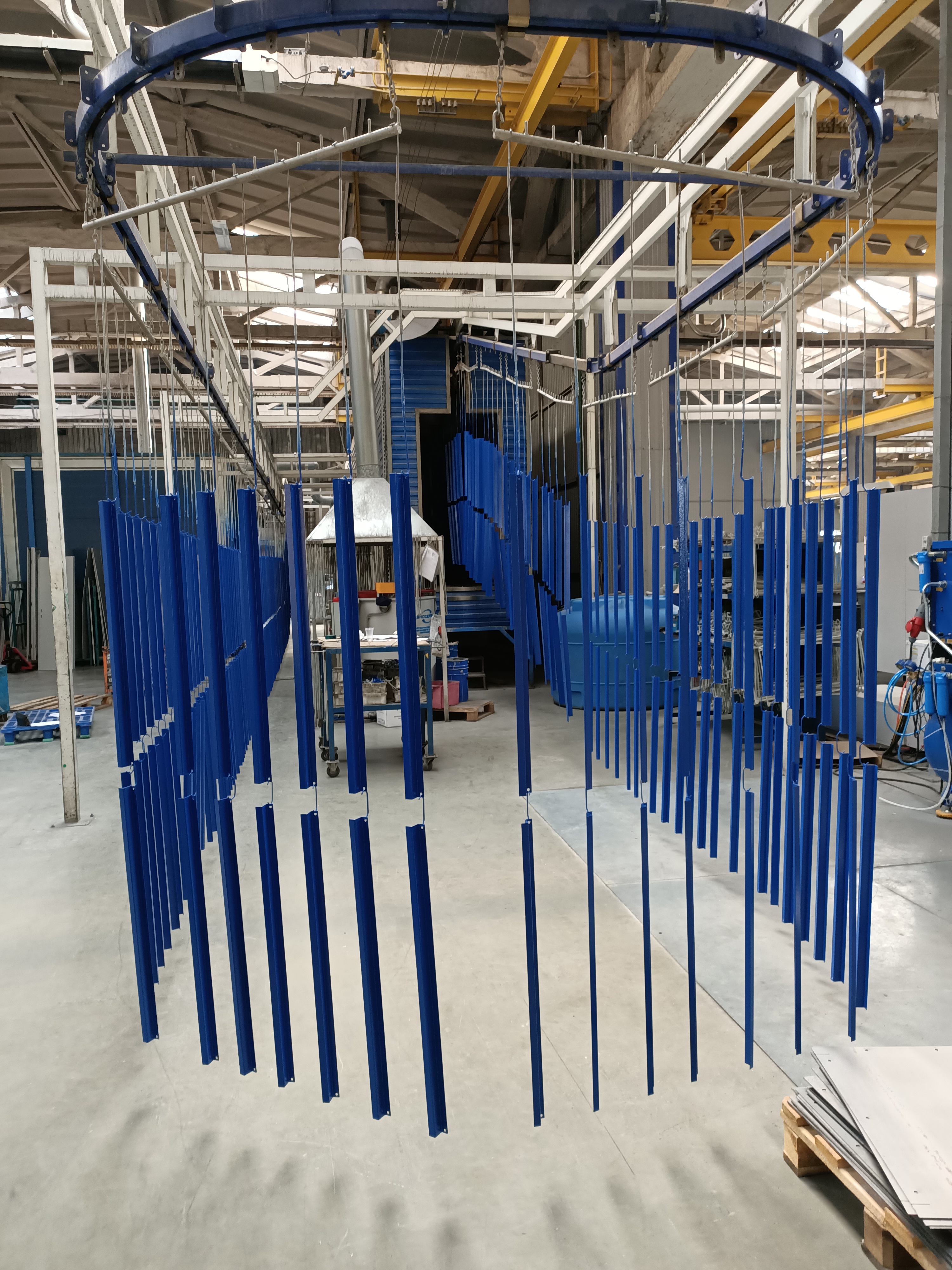 Нанесение полимерно-порошкового покрытия