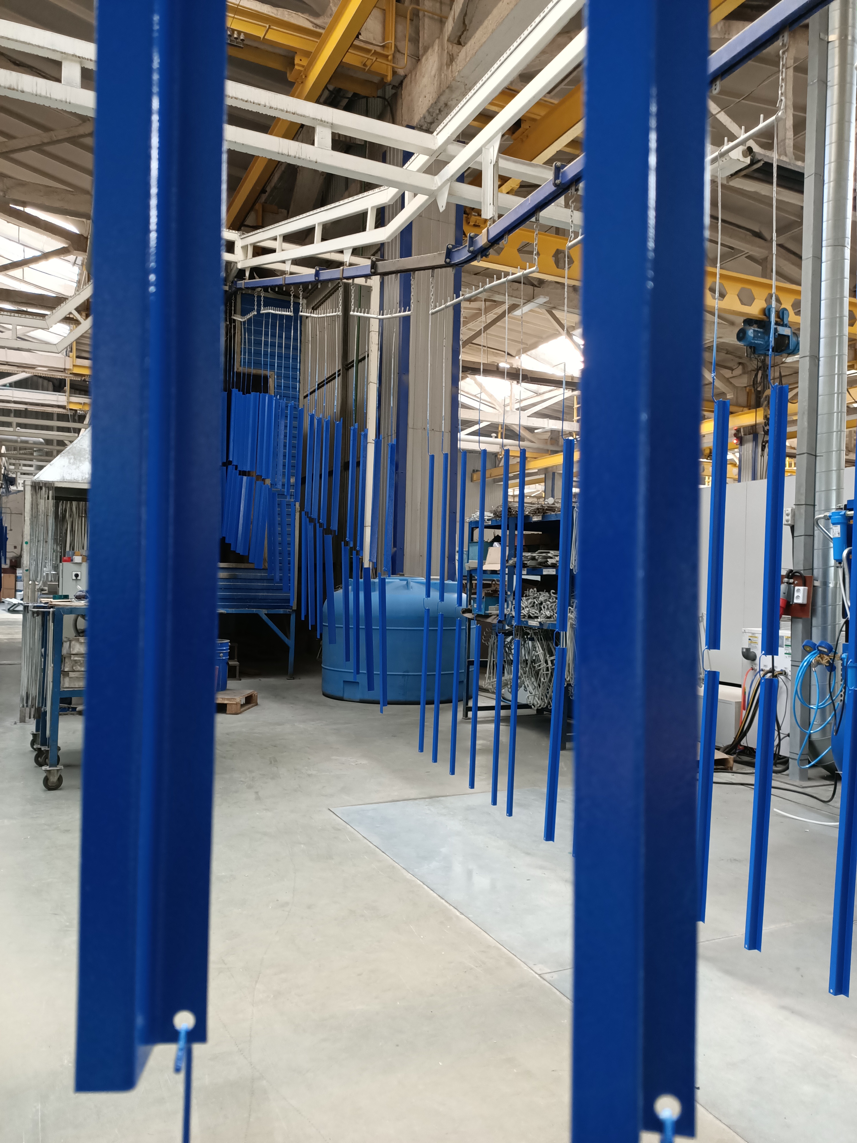 Нанесение полимерно-порошкового покрытия