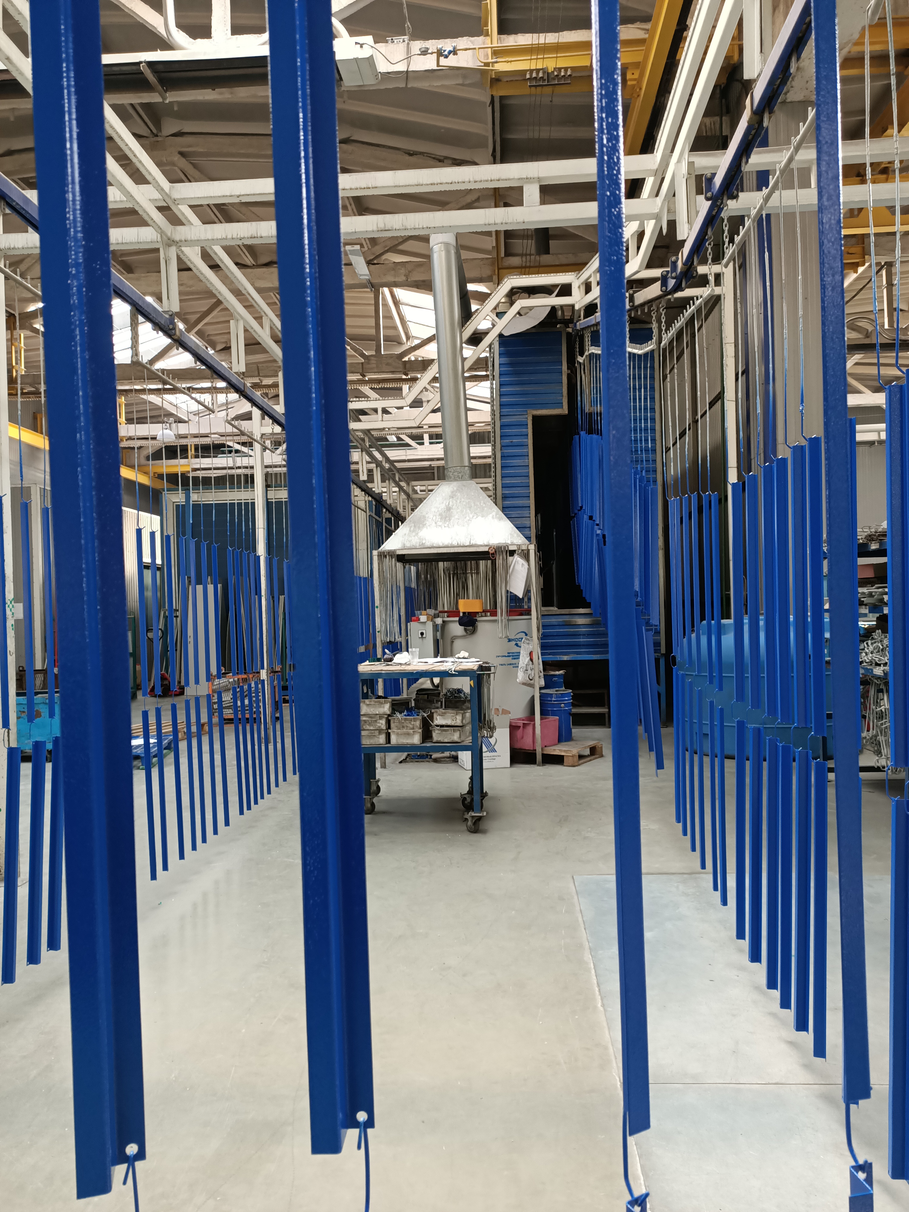 Нанесение полимерно-порошкового покрытия