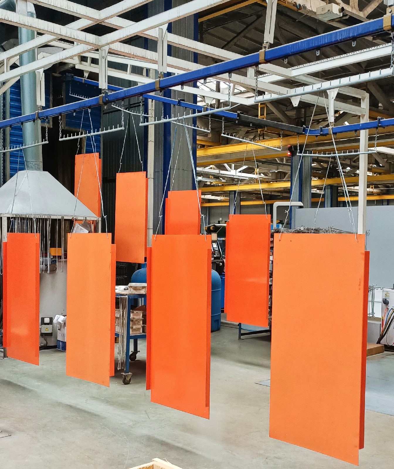 Нанесение полимерно-порошкового покрытия