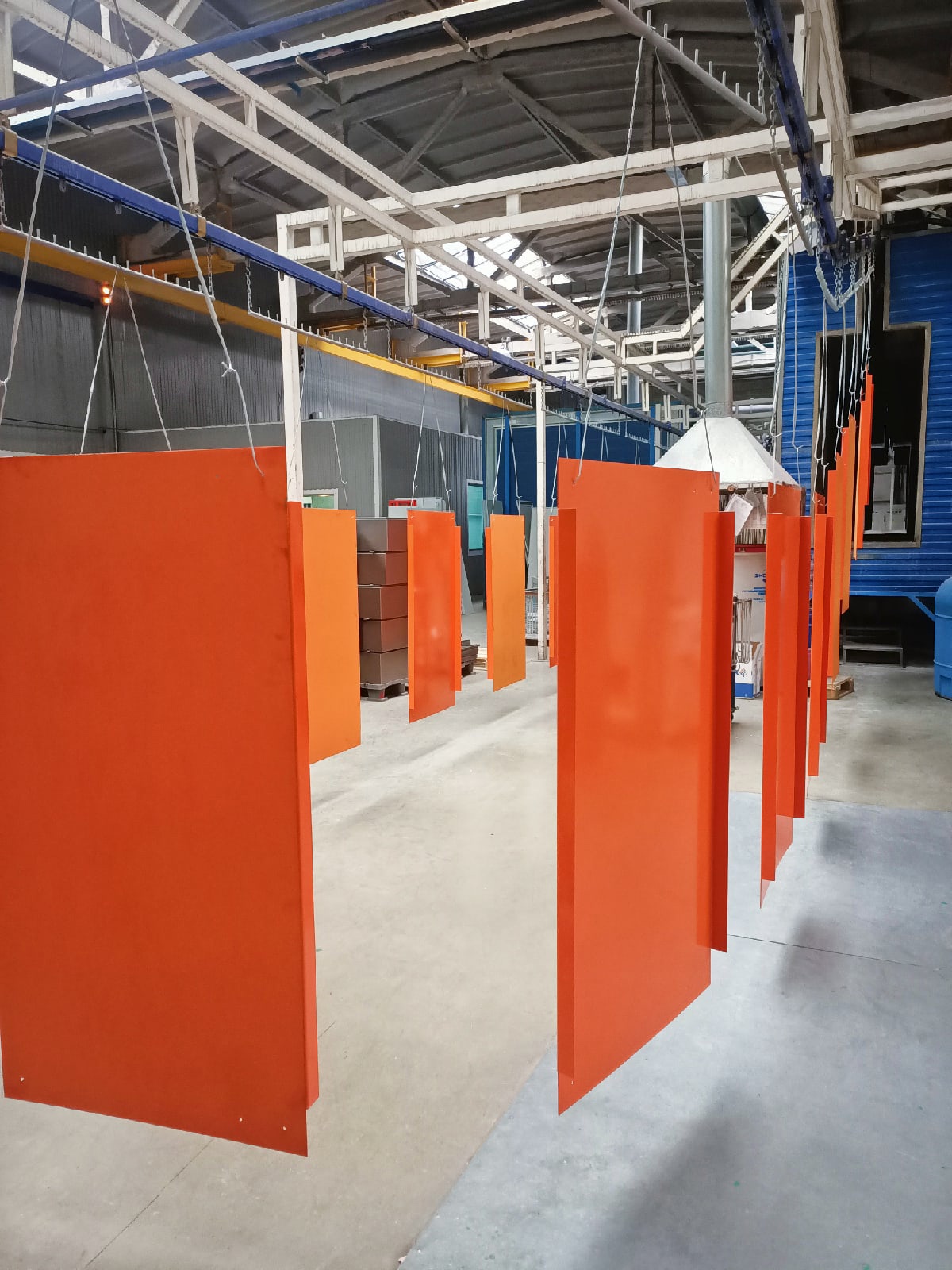 Нанесение полимерно-порошкового покрытия