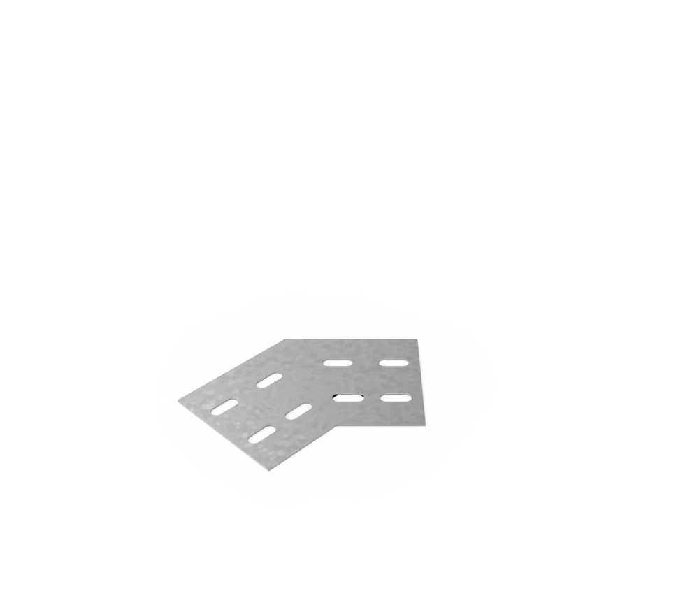 Дно кабельроста углового с R=100 мм 45 горизонтальный РД145Г.300.0.100.3.1