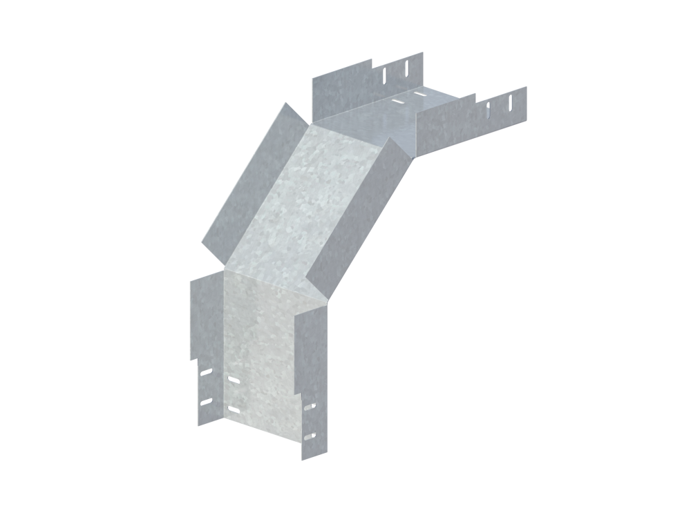 Лоток монтажный угловой 90 вниз ЛУ90Н.200.100.454.2.6