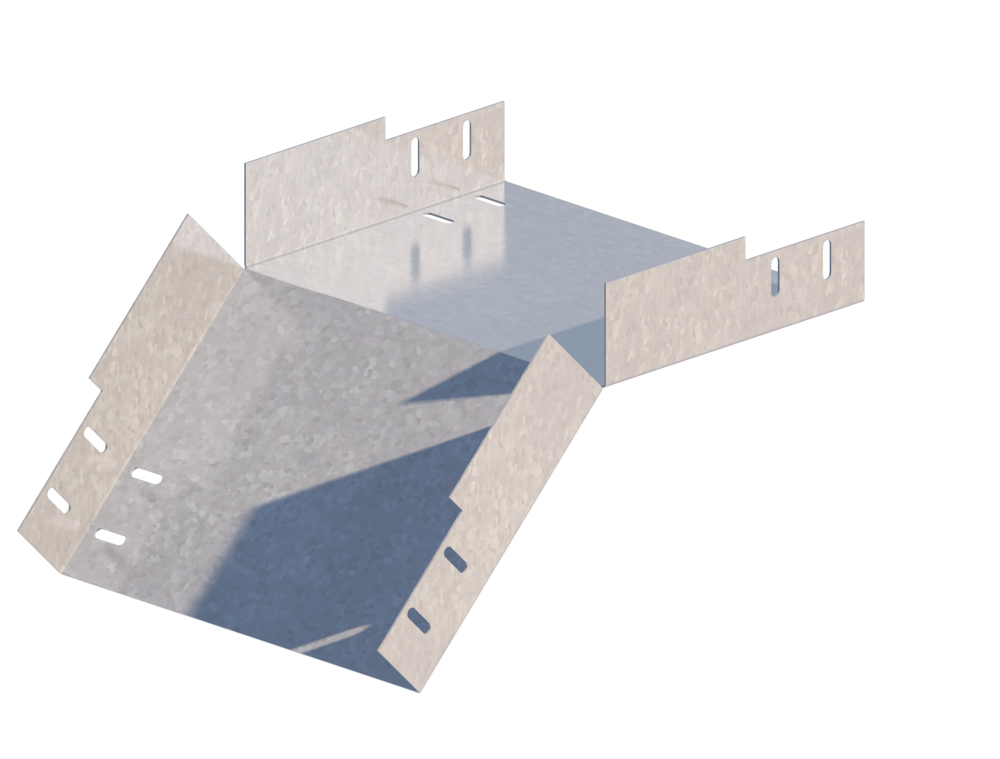 Лоток монтажный угловой 45 вниз ЛУ45Н.300.200.409.0,7.4