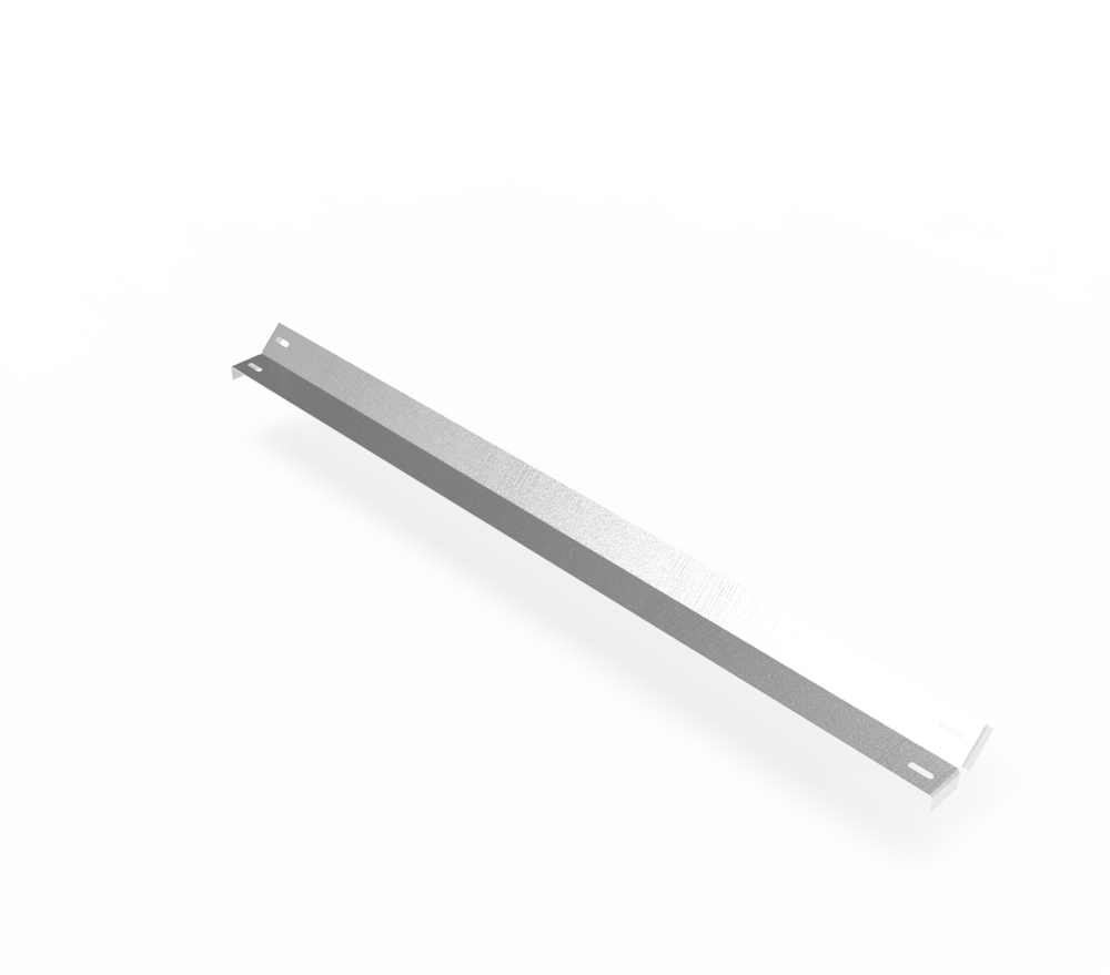 Крышка кабельроста углового с R=100 мм 45 вверх РК145В.1000.20.100.2.2