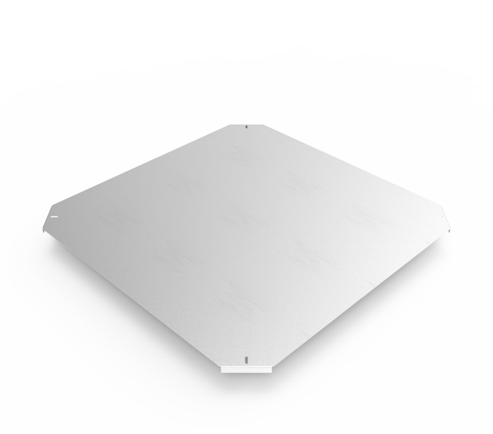 Крышка кабельроста углового с R=100 мм крестообразный горизонтальный РК1КГ.800.20.100.1,5.2