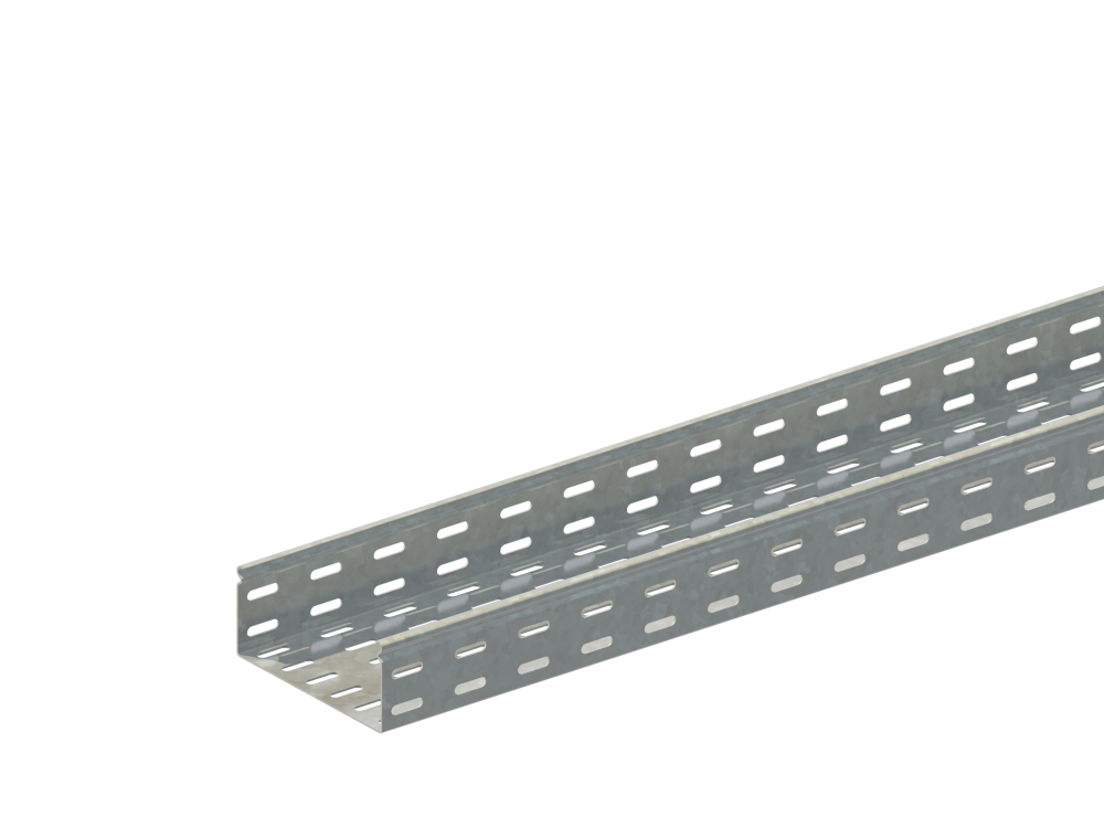 Лоток монтажный прямой перфорированный замковый ЛППЗ.150.150.2000.1,2.4