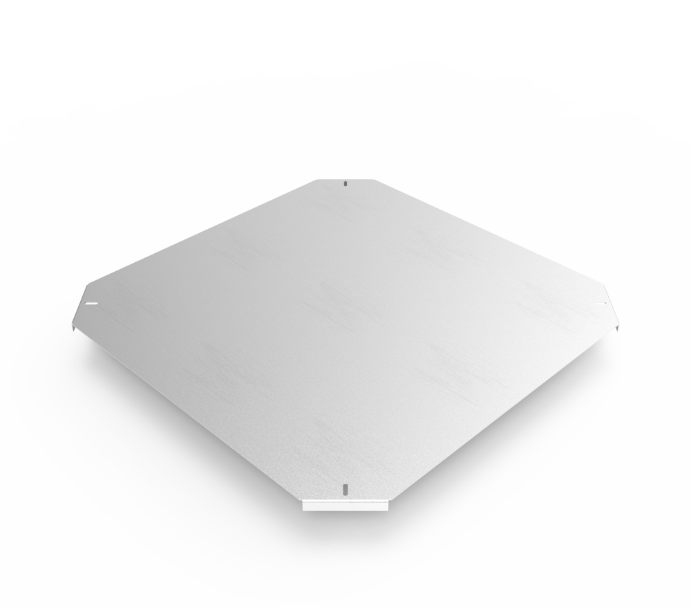 Крышка кабельроста углового с R=100 мм крестообразный горизонтальный РК1КГ.600.20.100.1,5.2