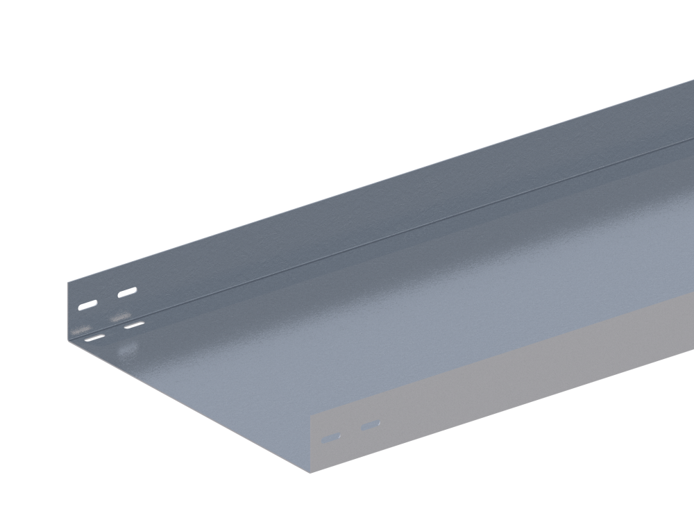 Лоток монтажный прямой неперфорированный ЛПН.400.100.2000.1,2.1