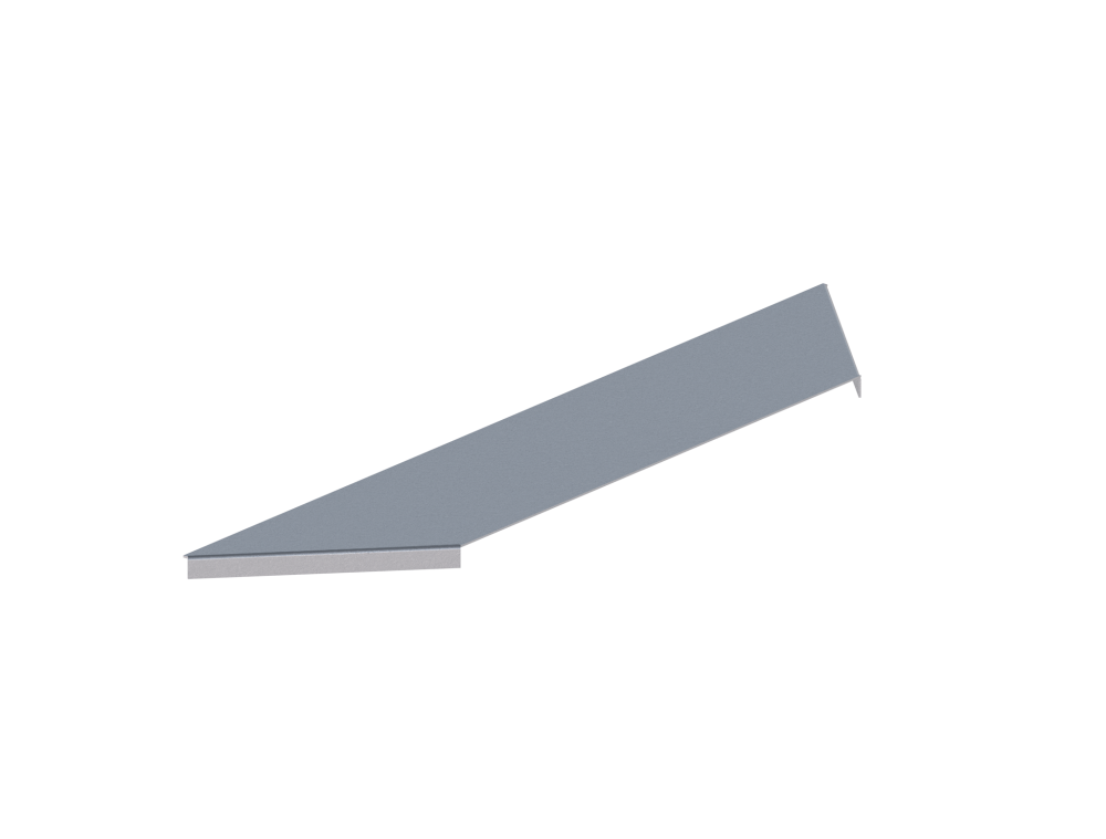 Крышка лотка монтажного углового ответвительного ЛРО.600.15.653.1,2.1