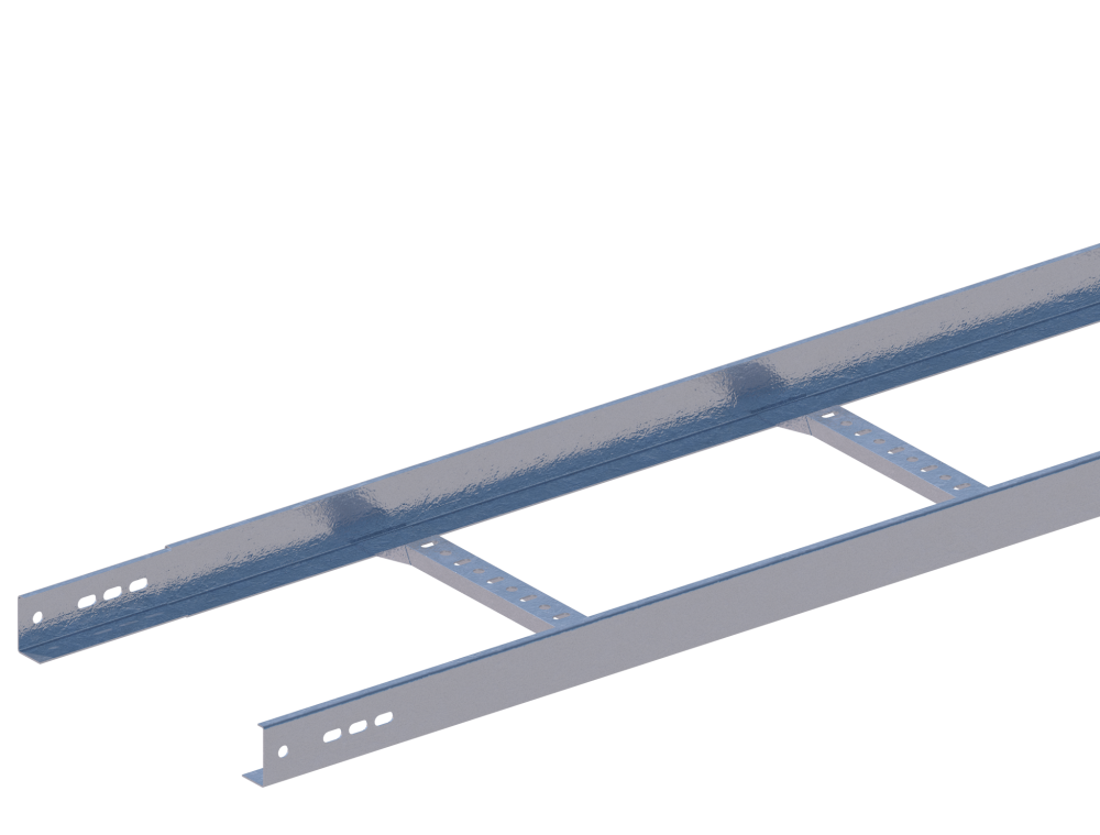 Лоток прямой НЛ30-П2,87ц УТ1,5 (h=50 мм, s=1,2 мм)