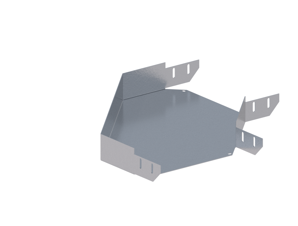 Лоток монтажный угловой 90 горизонтальный ЛУ90Г.300.80.528.1.1