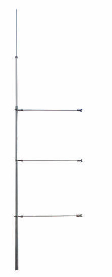 Мачта серии 40 на конструкции изолированная шириной  48 мм, высотой 48 мм, длиной 7000 мм, толщиной (диаметром) 48 мм с горячеоцинкованным покрытием ЗМКИ.48.48.7000.48.1