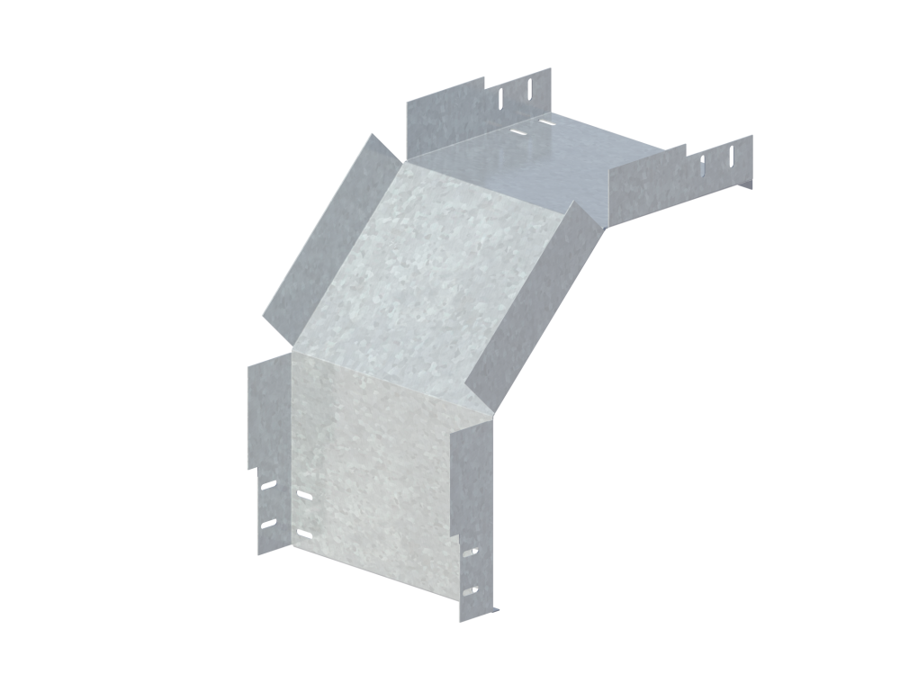 Лоток монтажный угловой 90 вниз ЛУ90Н.300.65.454.1,2.2
