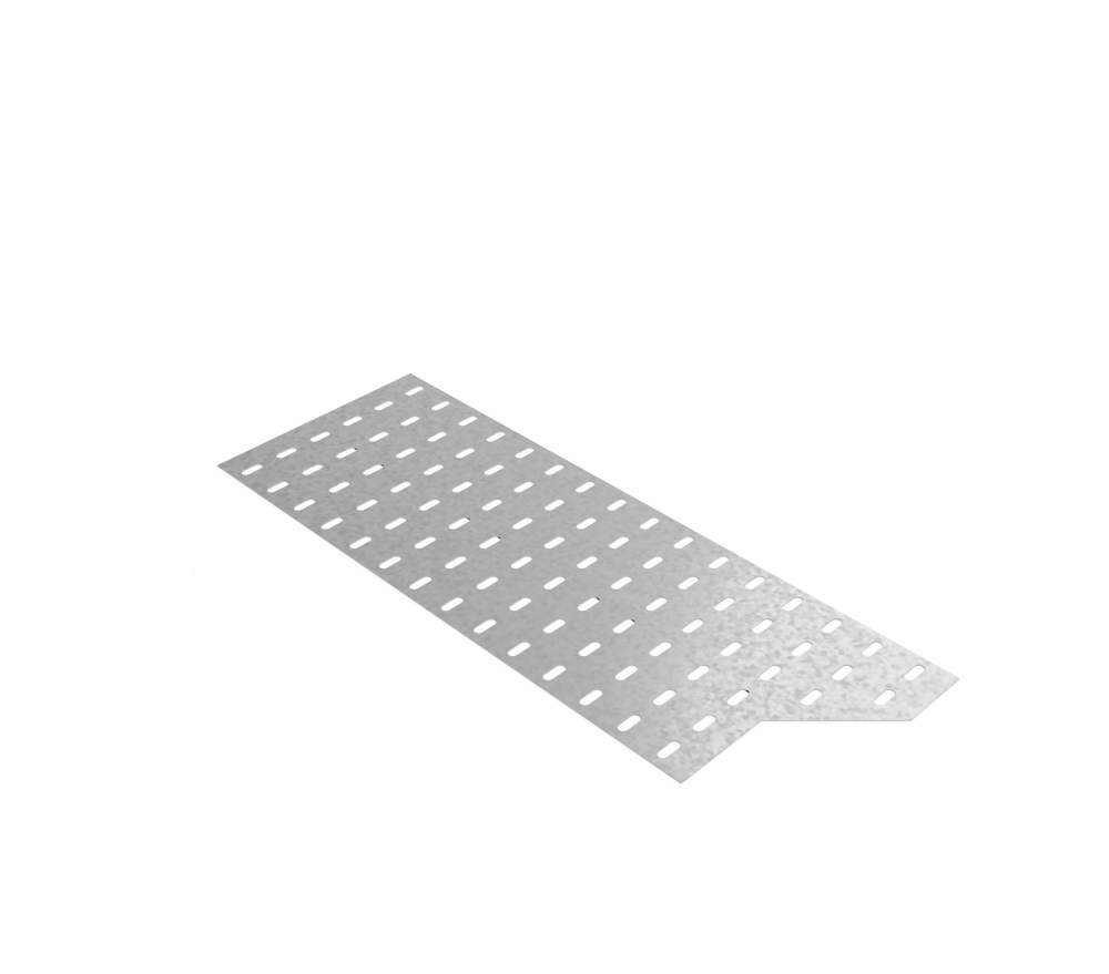 Дно кабельроста углового с R=100 мм редукторный левый  РД1РЛ.800.0.100.1,5.1