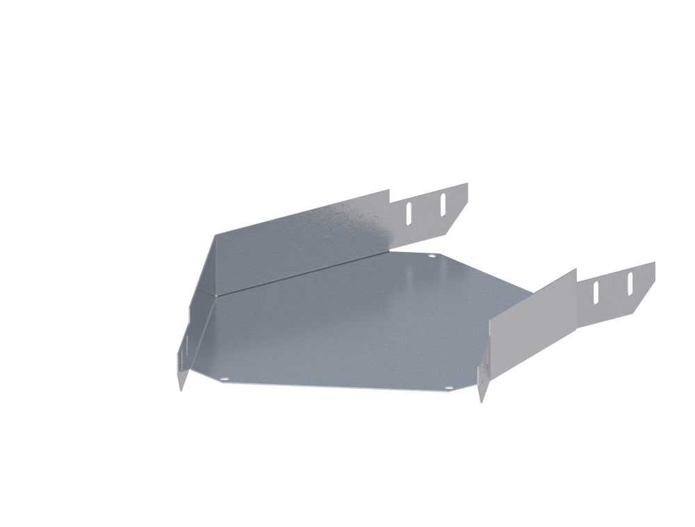 Лоток монтажный угловой 45 горизонтальный ЛУ45Г.300.50.548.2.1