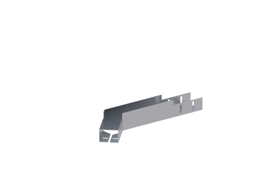 Лоток монтажный угловой 45 горизонтальный ЛУ45Г.50.50.383.2.1