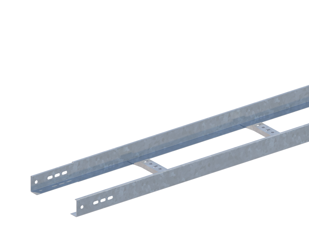 Лоток прямой НЛ20-П2,87 М1 AISI 304 (h=50мм, s=1,2мм)