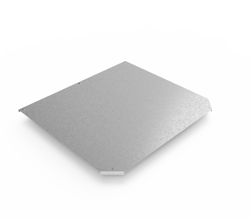 Крышка кабельроста углового с R=100 мм тройниковый горизонтальный РК1ТГ.800.20.100.2,5.1