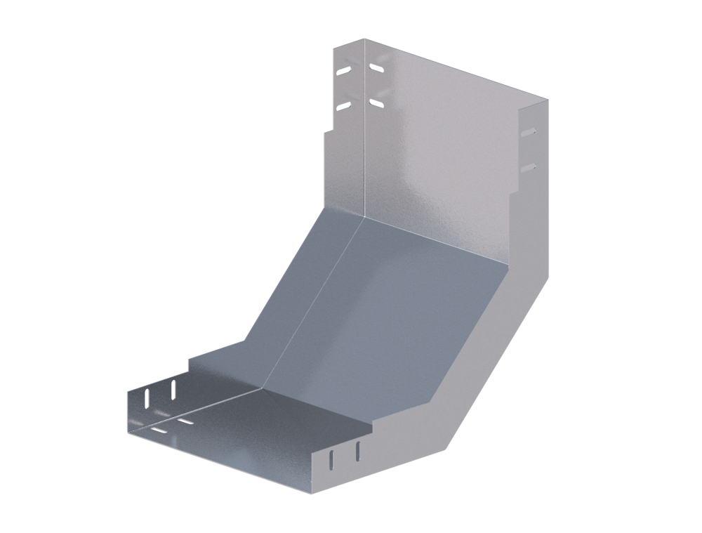 Лоток монтажный угловой 90 вверх ЛУ90В.300.50.378.2.1