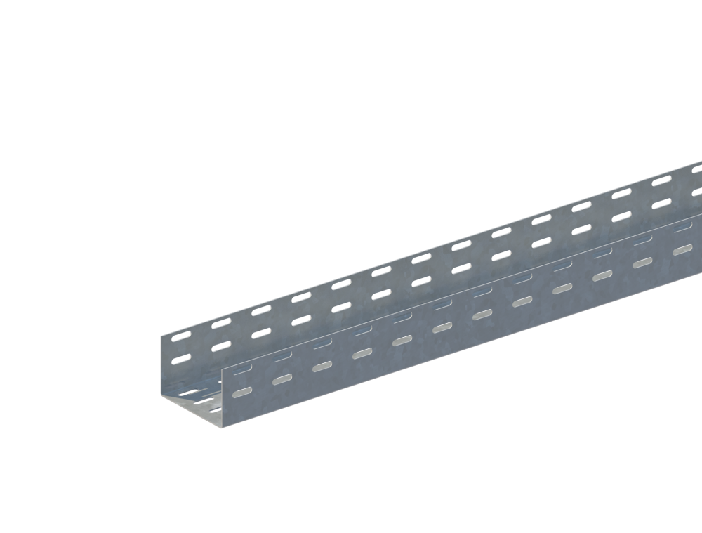 Лоток монтажный прямой перфорированный ЛПП.100.65.2000.0,7.4