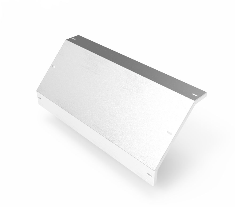 Крышка кабельроста углового с R=100 мм 90 вниз РК190Н.800.20.100.2.2