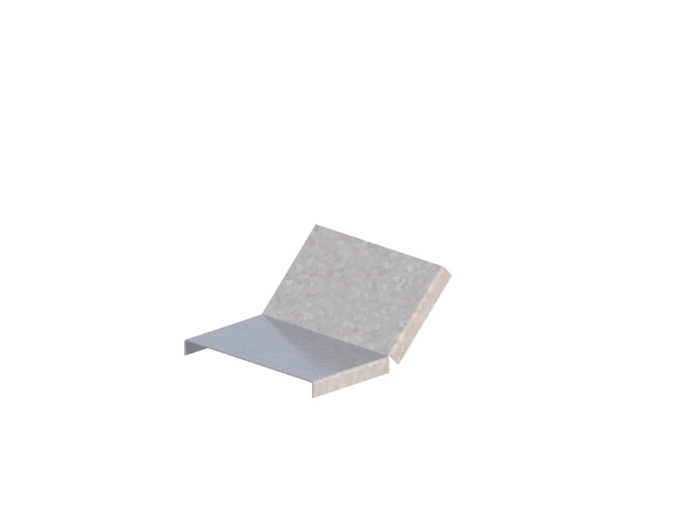 Крышка лотка монтажного углового 45 вверх ЛР45В.150.15.169.1,2.4