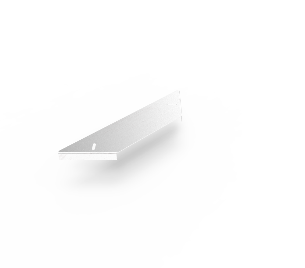 Крышка кабельроста углового с R=100 мм ответвительный горизонтальный РК1ОГ.300.20.100.2.2