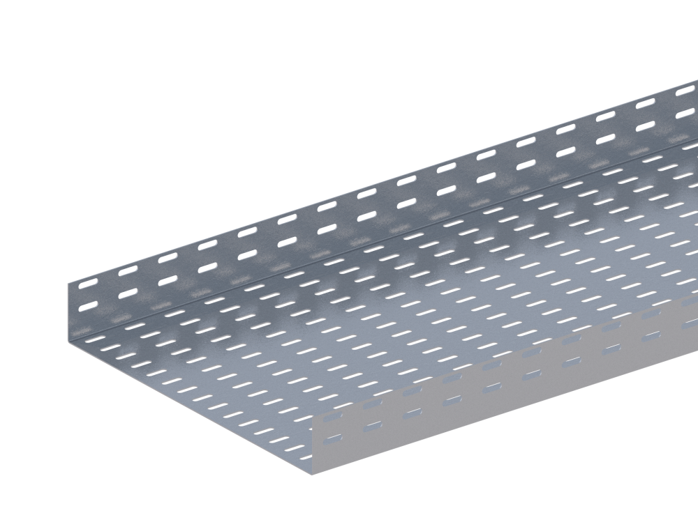 Лоток монтажный прямой перфорированный ЛПП.400.65.3000.1,5.1