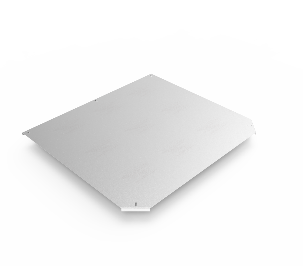 Крышка кабельроста углового с R=100 мм тройниковый горизонтальный РК1ТГ.900.20.100.1,5.2