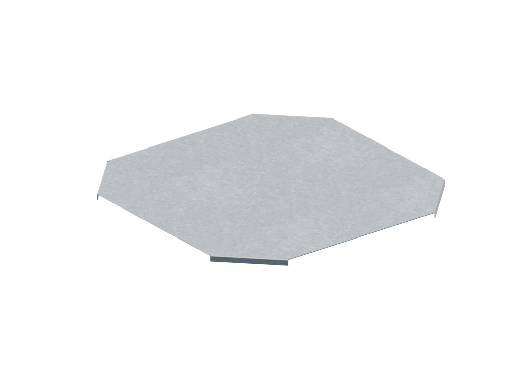 Крышка лотка монтажного углового крестообразного ЛРК.600.15.653.1,5.4