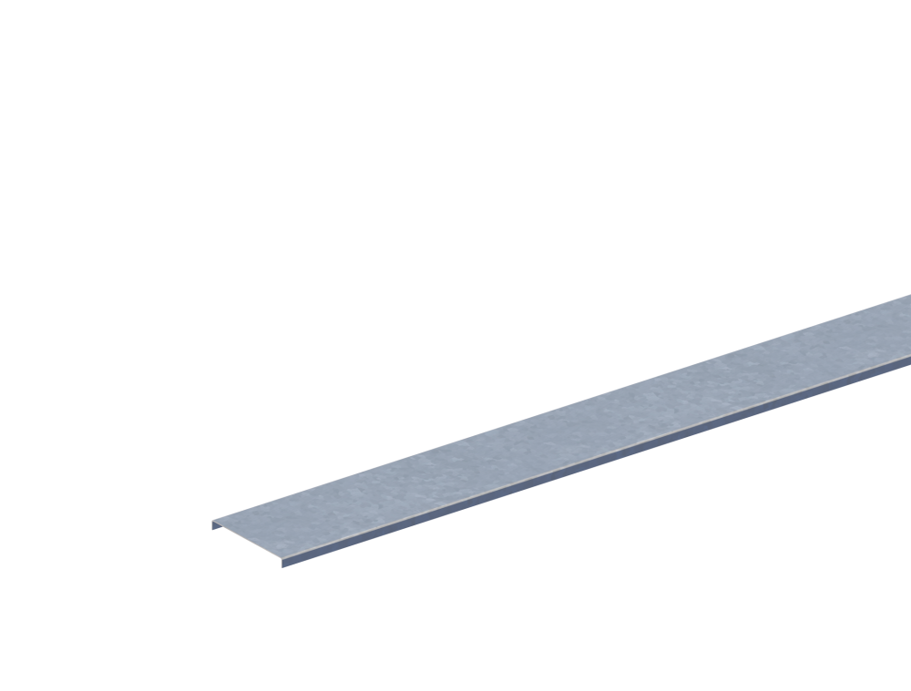 Крышка лотка прямого НЛК10-П1,87 М1 AISI 304 (h=50,s=1,5мм)