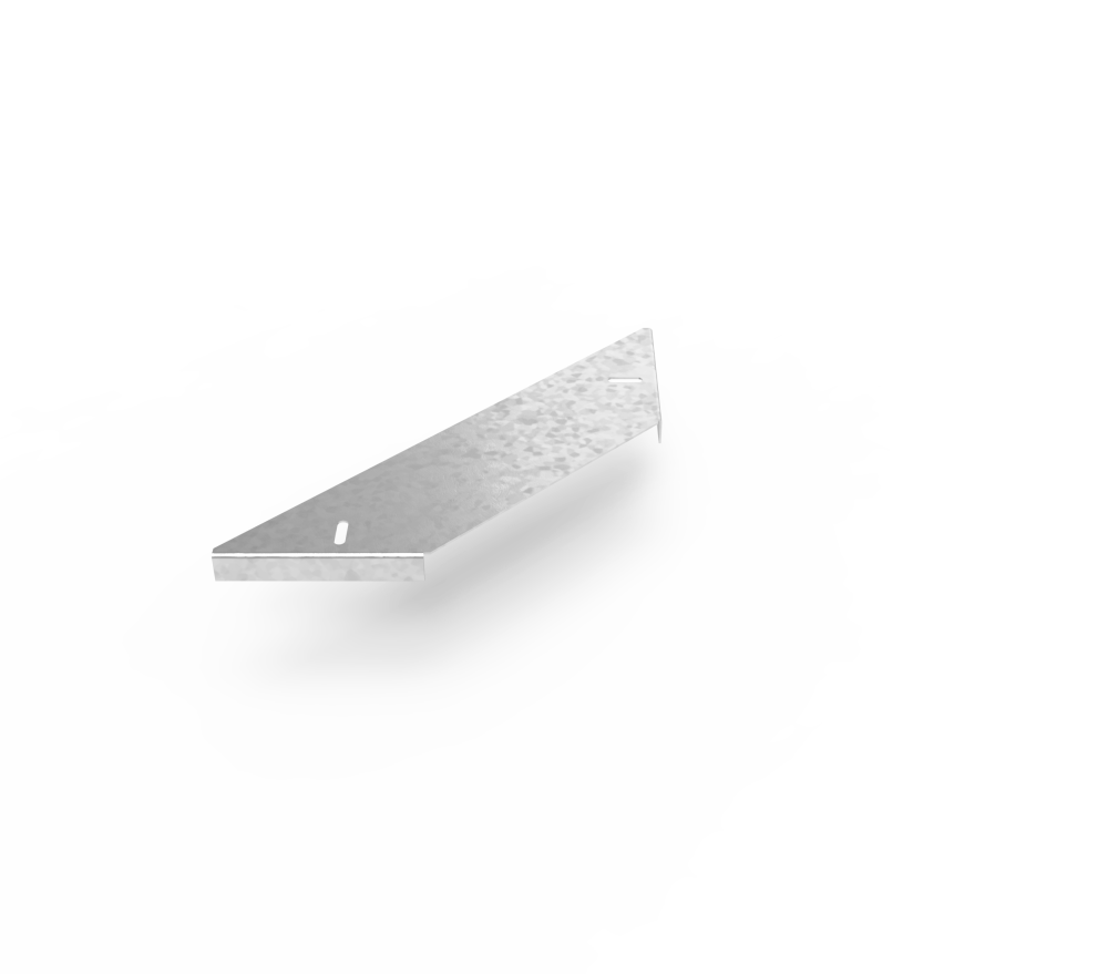 Крышка кабельроста углового с R=100 мм ответвительный горизонтальный РК1ОГ.200.20.100.2,5.1