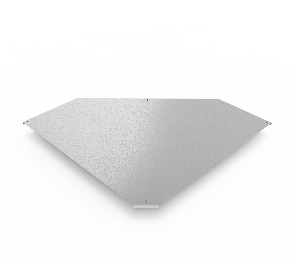 Крышка кабельроста углового с R=100 мм 90 горизонтальный РК190Г.1000.20.100.2,5.1