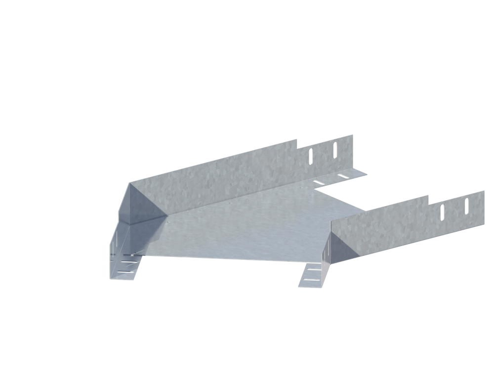 Лоток монтажный угловой 45 горизонтальный ЛУ45Г.300.150.558.1.4