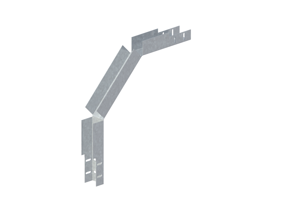 Лоток монтажный угловой 90 вниз ЛУ90Н.50.50.454.1,5.4