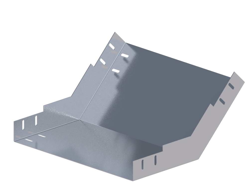 Лоток монтажный угловой 45 вверх ЛУ45В.600.200.473.1.1