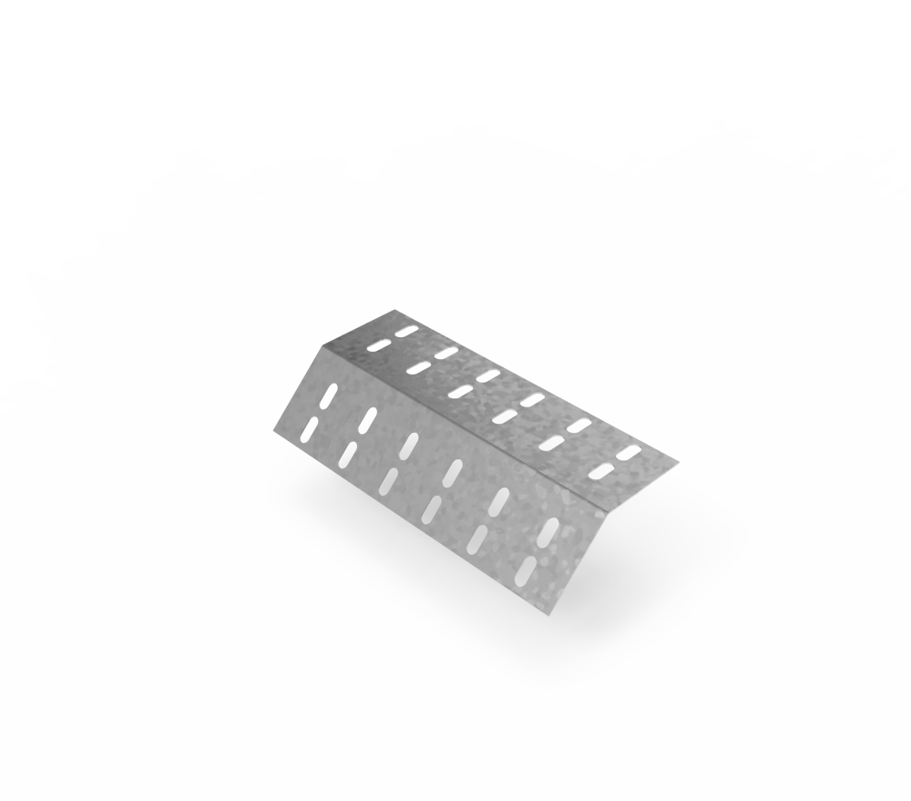 Дно кабельроста углового с R=100 мм 45 вниз РД145Н.500.0.100.3.1