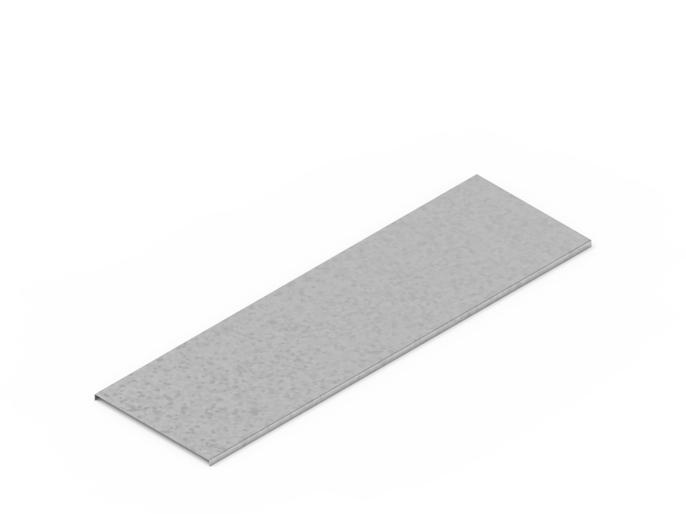 Крышка лотка монтажного углового тройникового вниз ЛРТН.300.10.518.1.1