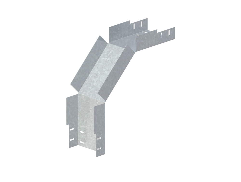 Лоток монтажный угловой 90 вниз ЛУ90Н.150.100.454.0,8.6
