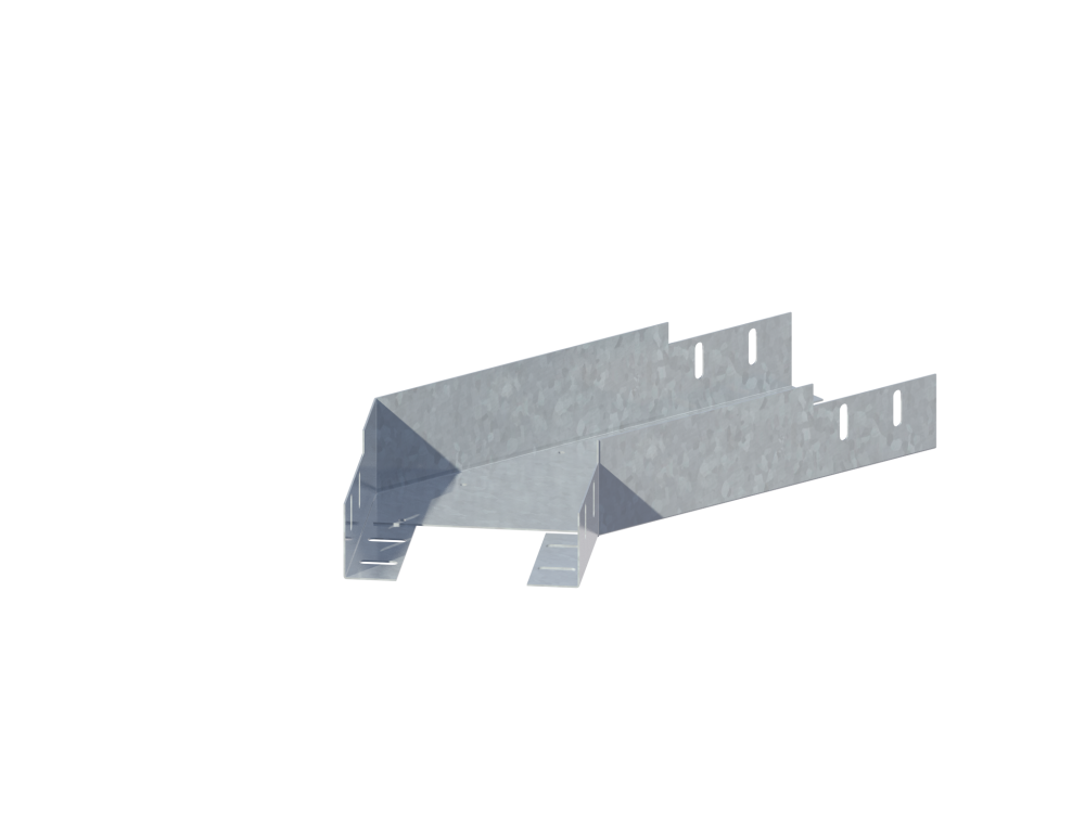 Лоток монтажный угловой 45 горизонтальный ЛУ45Г.150.65.453.1,5.4