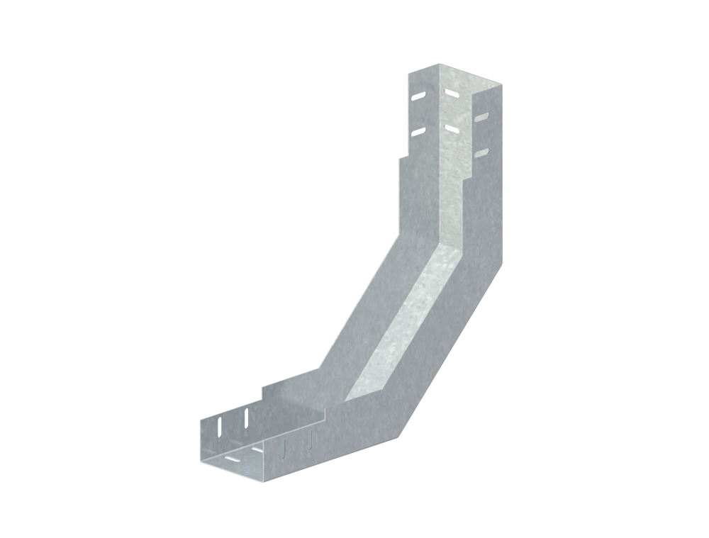 Лоток монтажный угловой 90 вверх ЛУ90В.100.100.426.1.4