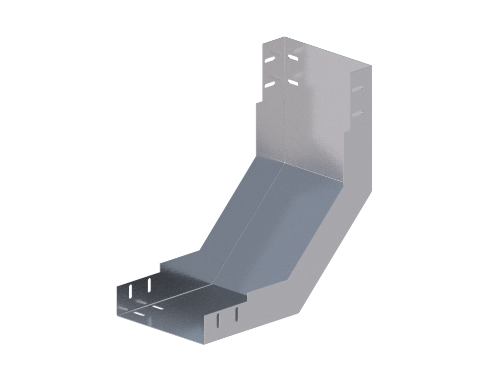 Лоток монтажный угловой 90 вверх ЛУ90В.200.100.426.1,2.1