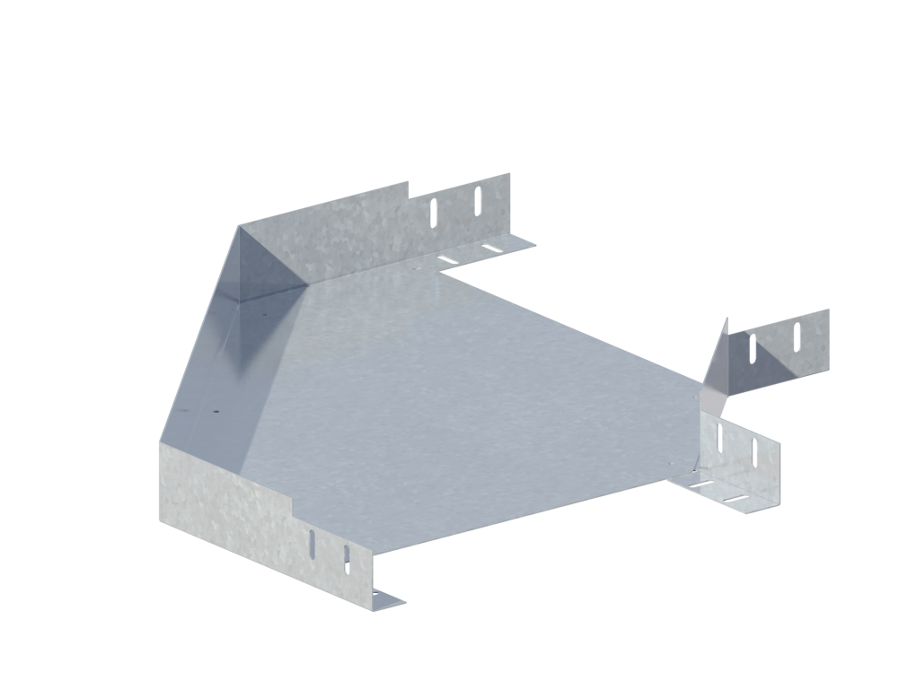 Лоток монтажный угловой 90 горизонтальный ЛУ90Г.500.100.728.1.6