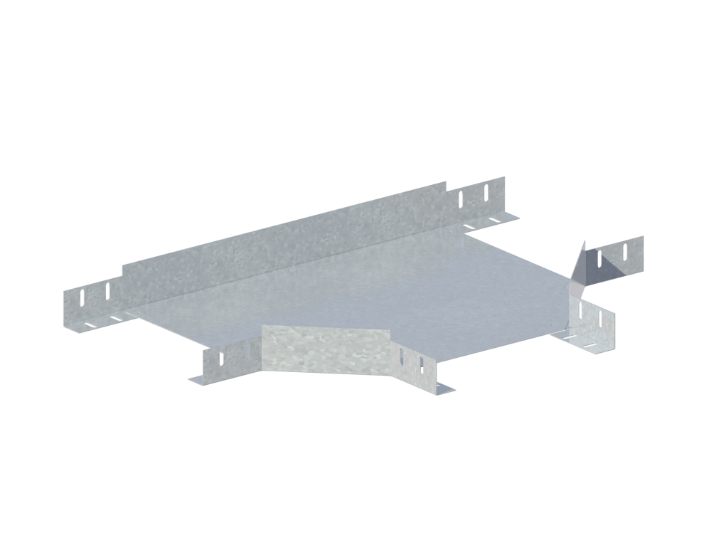 Лоток монтажный угловой тройниковый горизонтальный ЛУТГ.300.80.751.1.4