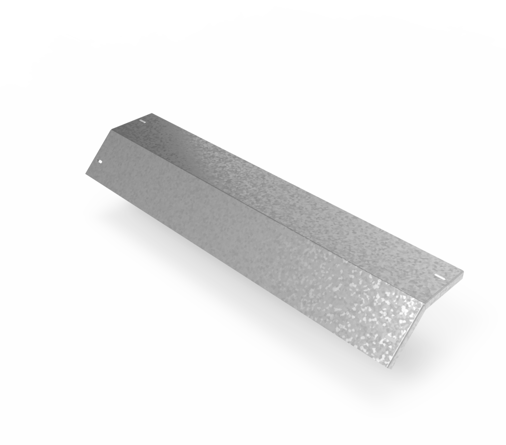 Крышка кабельроста углового с R=100 мм 45 вниз РК145Н.1000.20.100.3.1