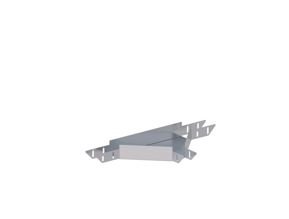 Лоток монтажный угловой тройниковый горизонтальный ЛУТГ.50.50.503.1,2.1