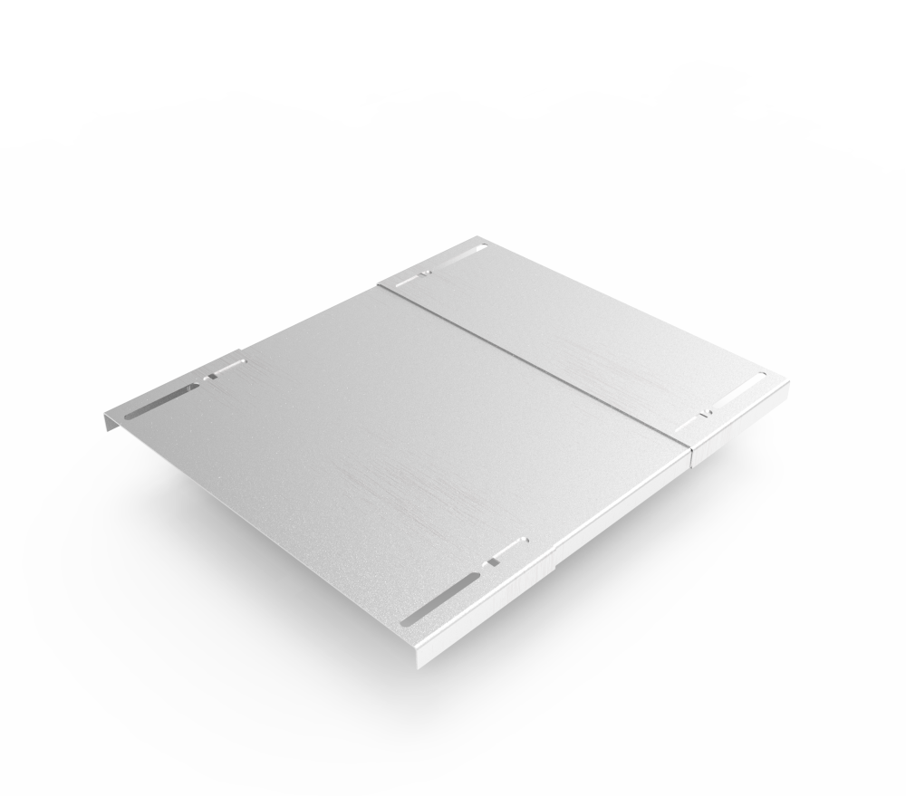 Крышка кабельроста углового с R=100 мм шарнирный  РК1Ш.500.20.100.2.2