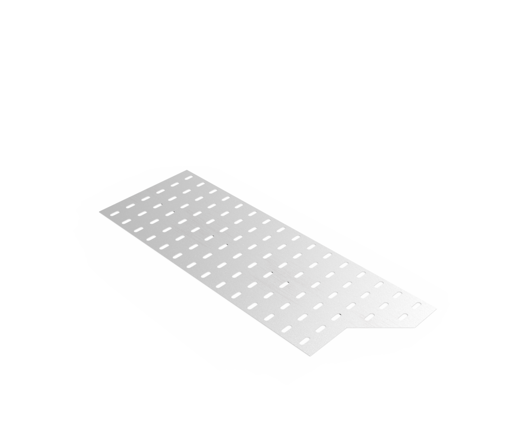 Дно кабельроста углового с R=100 мм редукторный левый  РД1РЛ.900.0.100.2.2